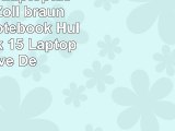 Digittrade Laptoptasche 15 6 Zoll braun Neopren Notebook Hülle Macbook 15 Laptop Sleeve