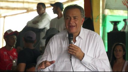 Colombia massacre: Vice president visits victim's village