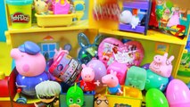 Peppa Pig Surpresas na Casa da Familia Pig Heróis de Pijama Brinquedos Shopkins em Portugues
