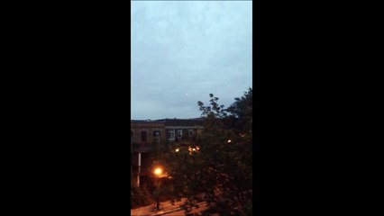 Two UFOS caught in Quebec Canada moving slowly