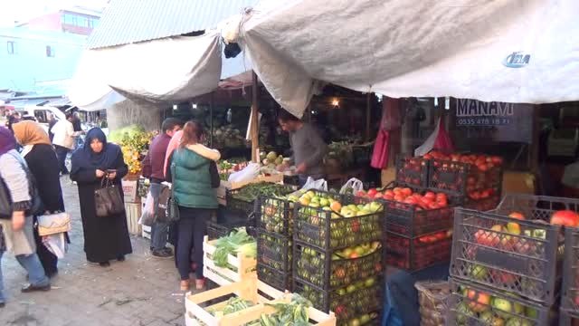 Iğdır'da Kışlık Sebze ve Meyve Satışları Başladı