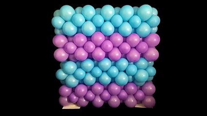Easy Balloon Wall Backdrop - Balloon Decoration Tutorial