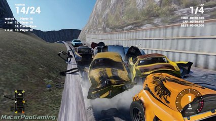Wreckfest Mod: Chalk Canyon from Destruction Derby 2!