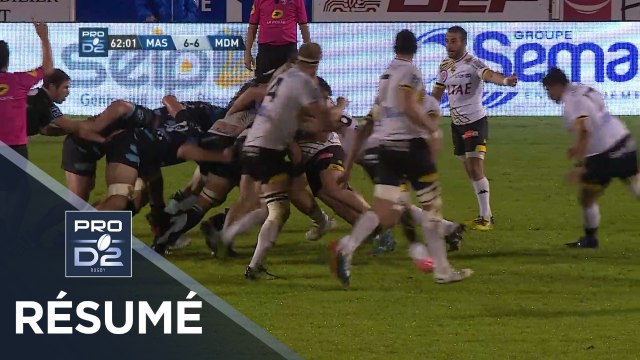 PRO D2 - Résumé Massy-Mont de Marsan: 12-6 - J8 - Saison 2017/2018