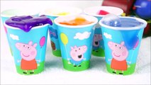 Pig George da Família Peppa Pig Copos Surpresas Aprendendo Números e Cores com a Peppa! Em Portugues