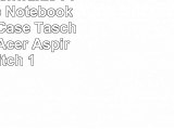 Navitech Schwarze Prime Laptop  Notebook  Ultrabook Case  Tasche für das Acer Aspire