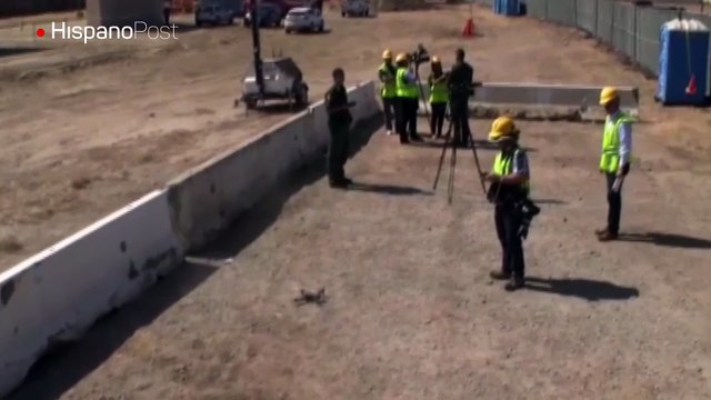 Avanza construcción de prototipos del muro fronterizo entre EEUU y México