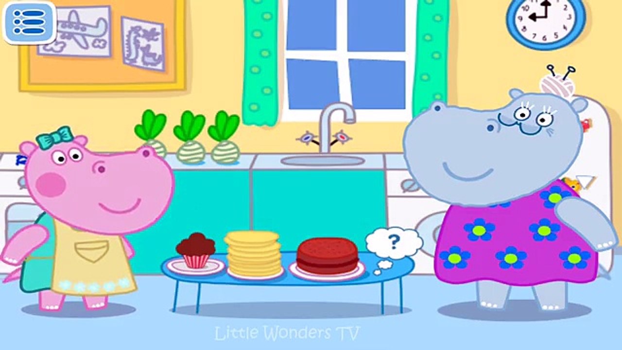 ☀ HIPPO PEPPA COOKING SCHOOL ☀ FULL GAMEPLAY ☀ BEST iPAD APP DEMO FOR KIDS ☀