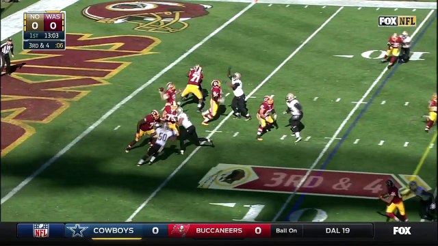 2015 - Redskins Kirk Cousins hits DeSean Jackson for 42 yards