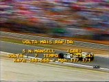 Gran Premio del Portogallo 1986: Ritiro di Capelli e sorpassi di N. Piquet, Prost e K. Rosberg a T. Fabi