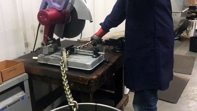 Hoist Chain Cutting Video