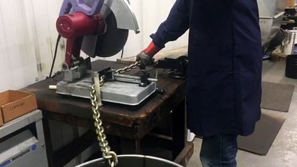 Hoist Chain Cutting Video