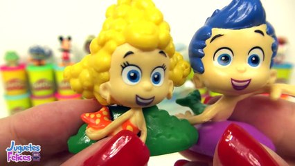 Huevo Sorpresa Gigante de Bubble Guppies en Español de Plastilina Play Doh