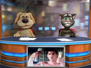 Talking Tom and Ben get into a fight over Shampoo and Condi