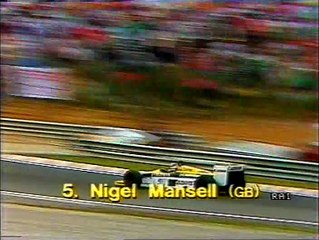 Gran Premio del Portogallo 1986: Arrivo