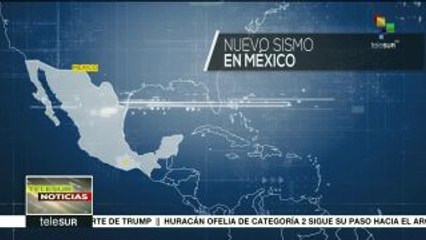 Registran nuevo temblor de magnitud 5.5 en el centro y sur de México