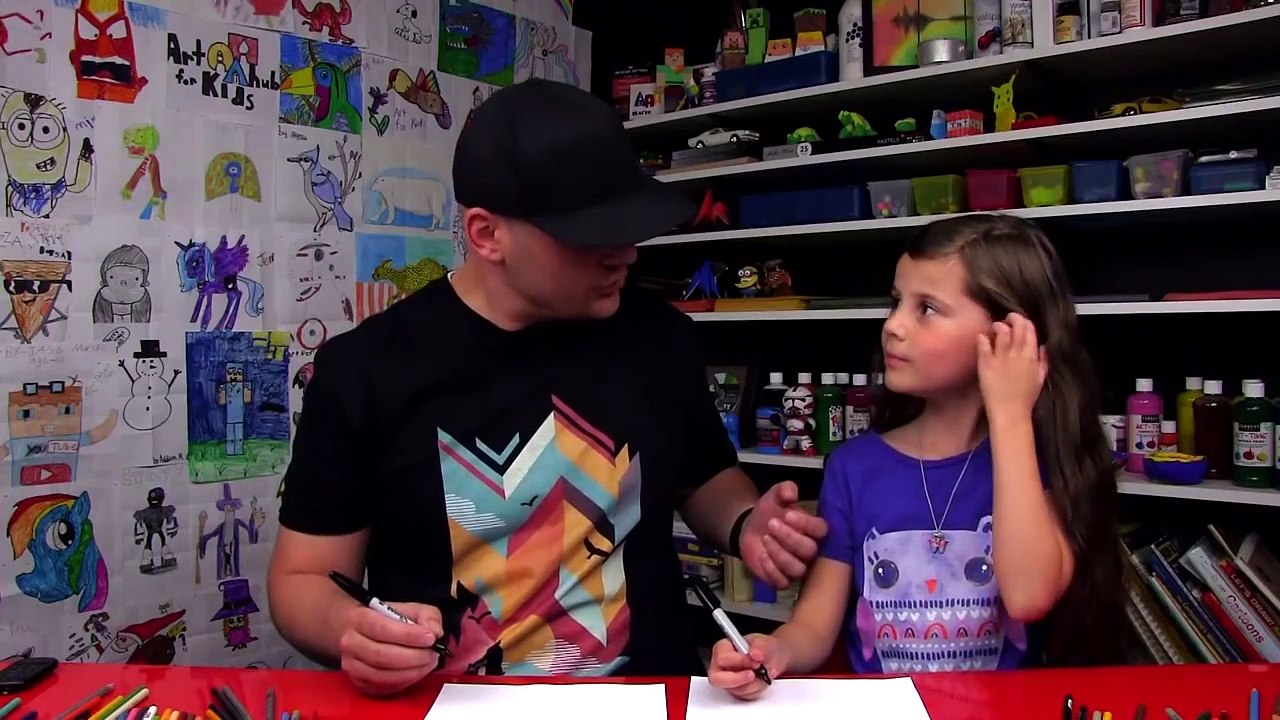 How To Draw A Cartoon Giraffe