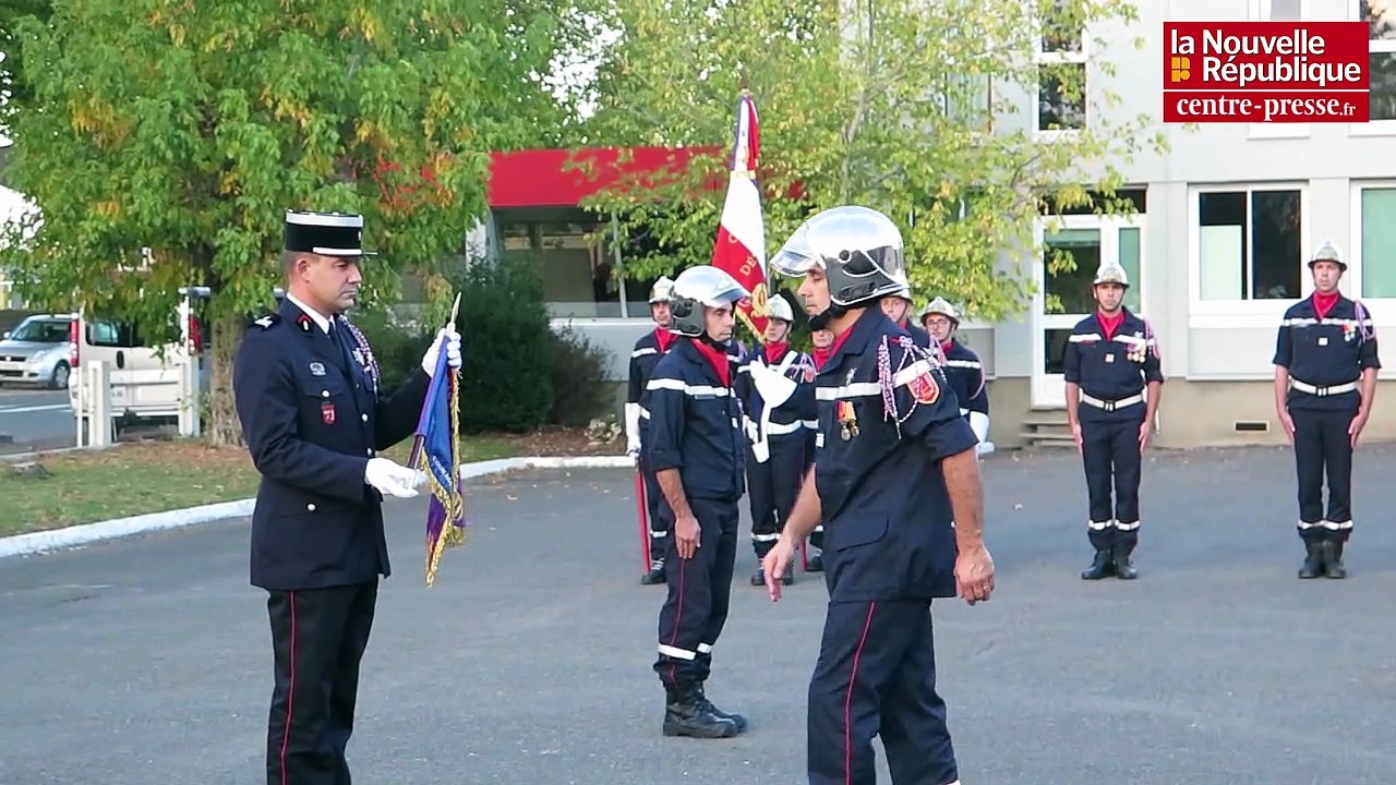 VIDEO. Châtellerault: passation de commandement à la caserne des pompiers
