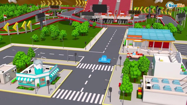 Caminhão Curioso e Escavadeira - CAÇA AO TESOURO! Desenhos Animados Para Crianças