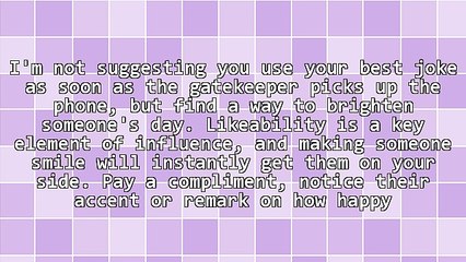 Tips for Getting Through Gatekeepers