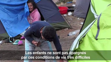 A Samos, le camp de réfugiés déborde et l'hiver approche