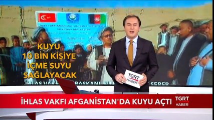 İhlas Vakfı Afganistan'da Kuyu Açtı