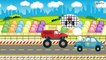 Giant Monster Truck & Racing Car adventures - Police Chase Cartoon For Kids