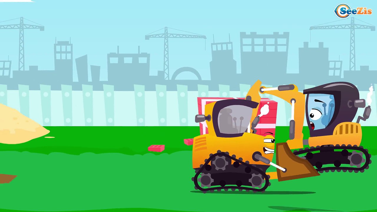 La Excavadora y amigos - Carros en español - Carritos para niños