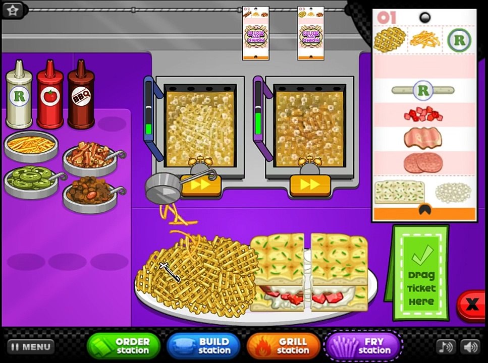 Papas Cheeseria Rank 23: All Portallini Feast Toppings Unlocked