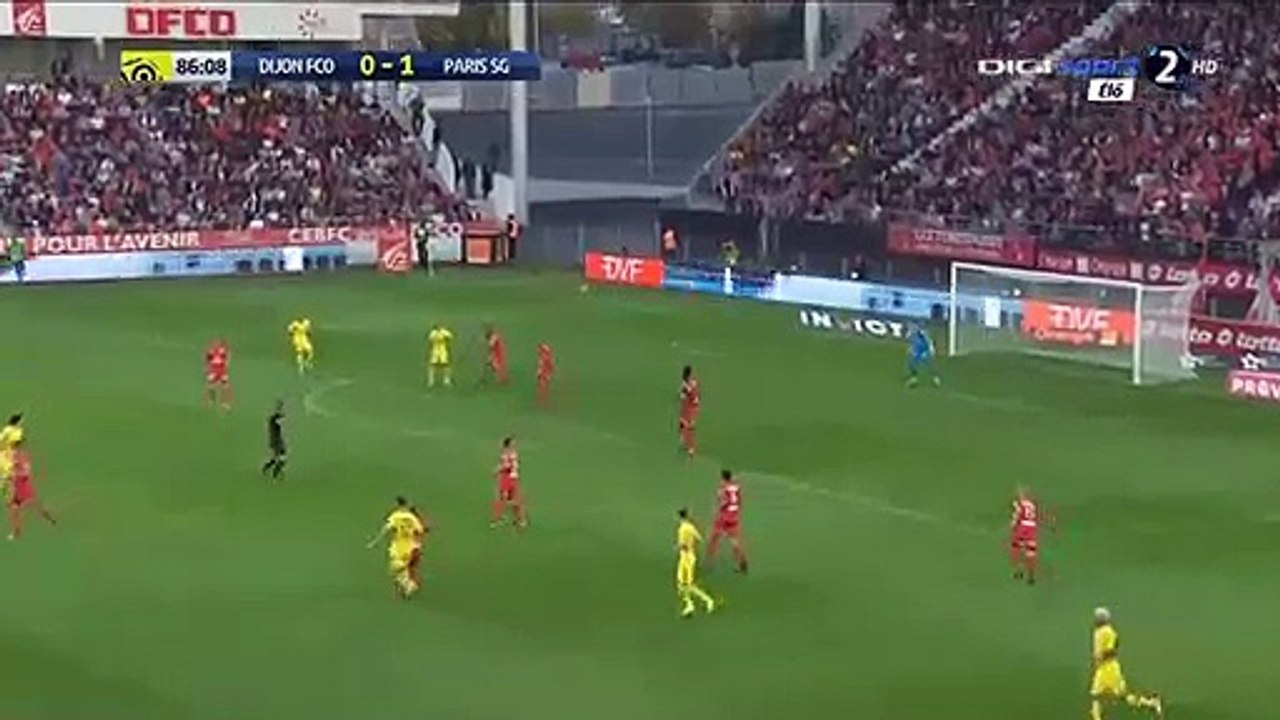 Dijon - PSG : Incroyable but Benjamin Jeannot  1-1