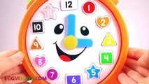 Learn Colors Count English Español Toy Clock Disney Mickey Mouse Clubhouse Pop up Pals Minnie Mouse