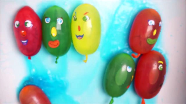 Top 15 minutes faces wet Balloons - 50 water Colors Balloon - Learn Colours Compilation