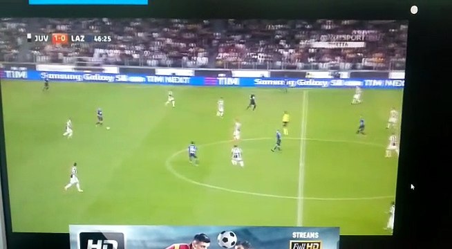 Pazzo tifoso della LAZIO - Gol di Immobile vs Juve