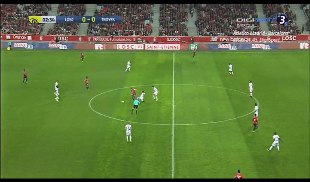 Stephane Darbion Goal HD - Lille 0-1 Troyes - 14.10.2017