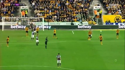 2-0 Harry Burgoyne Goal England  Championship - 14.10.2017 Wolverhampton 2-0 Aston Villa