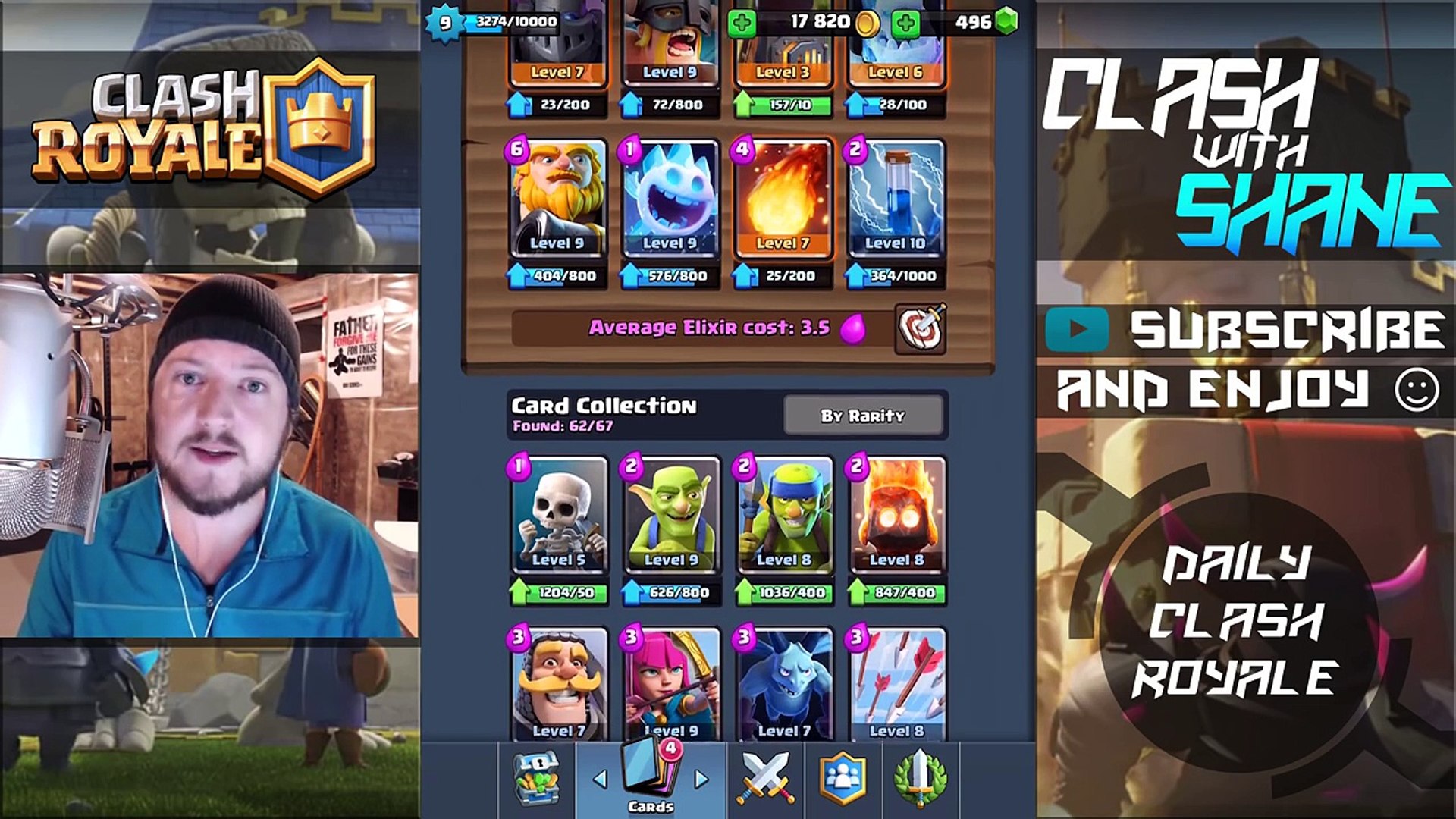 How To Get To Jungle Arena 9 No Legendary Cards Top 3 F2p Decks Clash Royale Best Arena 8 Deck 影片 Dailymotion
