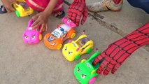 Mashas Cars toy were crushed under car wheel | Funny Masha Video