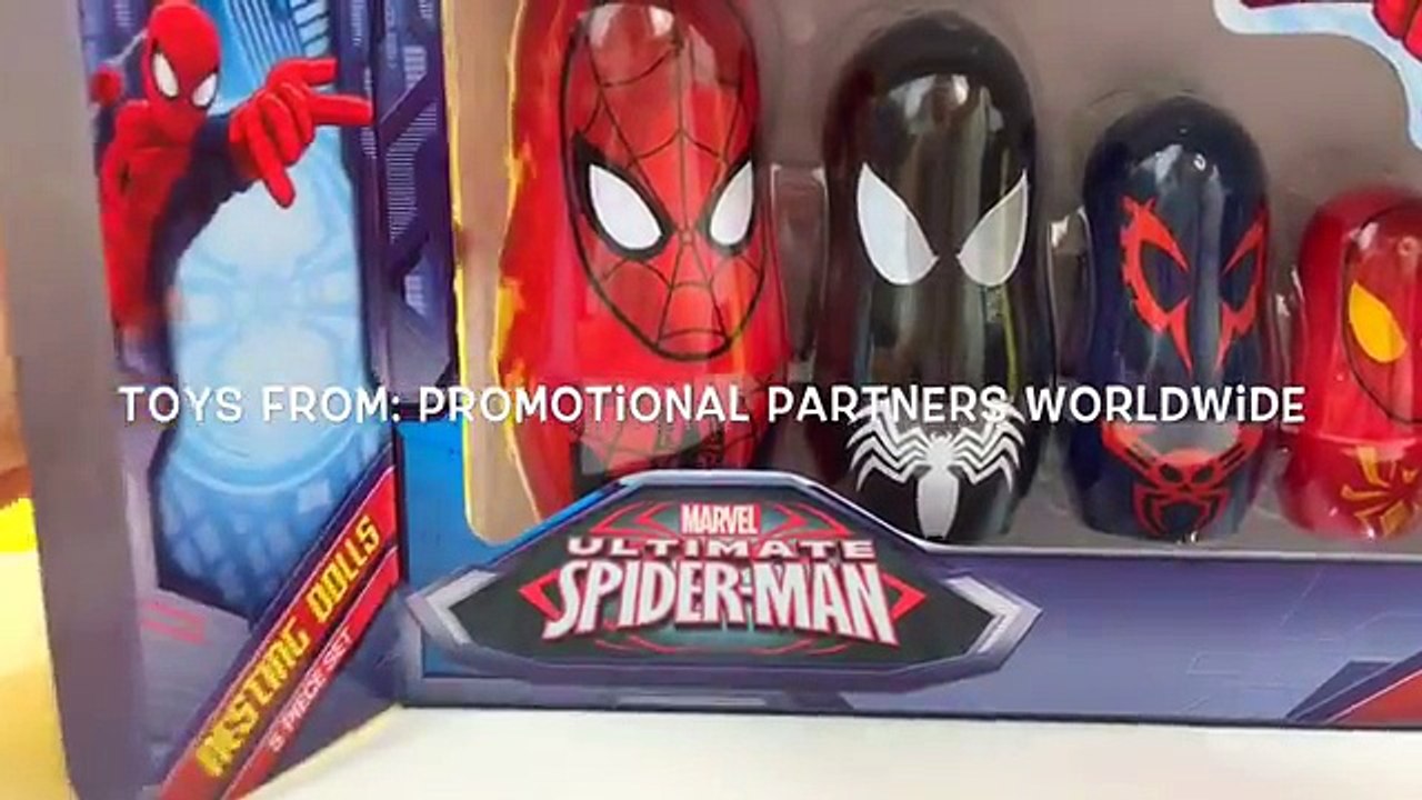 SPIDERMAN NESTING DOLLS Surprise from PPW TOYS | itsplaytime612