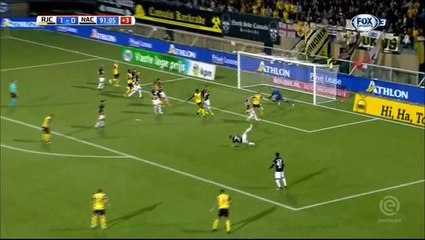 1-0 Simon Gustafson Goal Holland  Eredivisie - 14.10.2017 Roda Kerkrade 1-0 NAC Breda