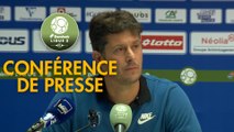 Conférence de presse FC Sochaux-Montbéliard - Paris FC (1-0) : Peter ZEIDLER (FCSM) - Fabien MERCADAL (PFC) - 2017/2018
