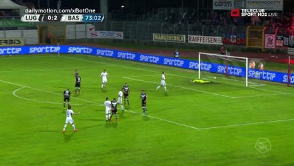 Mohamed Elyounoussi Goal HD - Lugano 0 - 3 Basel - 14.10.2017 (Full Replay)