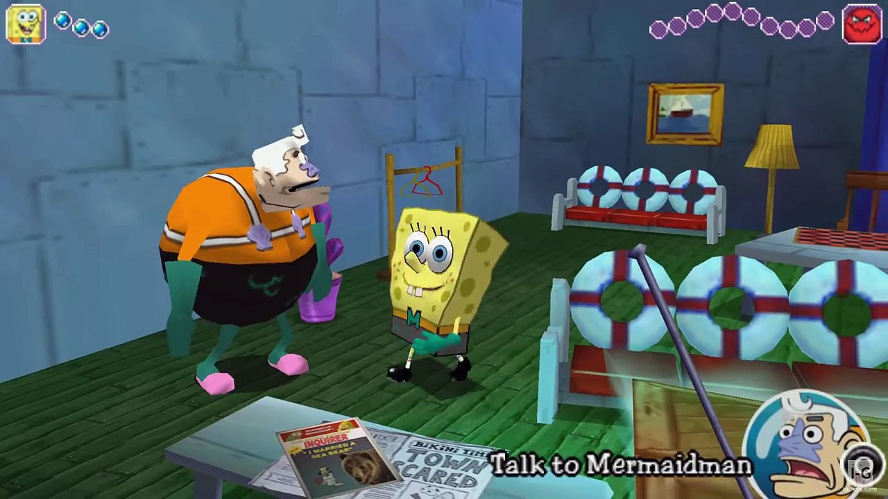 SpongeBob SquarePants: The Yellow Avenger PSP Gameplay HD