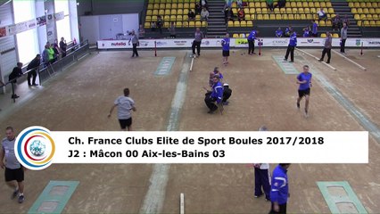 Premier tour, tir rapide en double, Club Elite Masculin J2, Mâcon vs Aix-les-Bains, octobre 2017