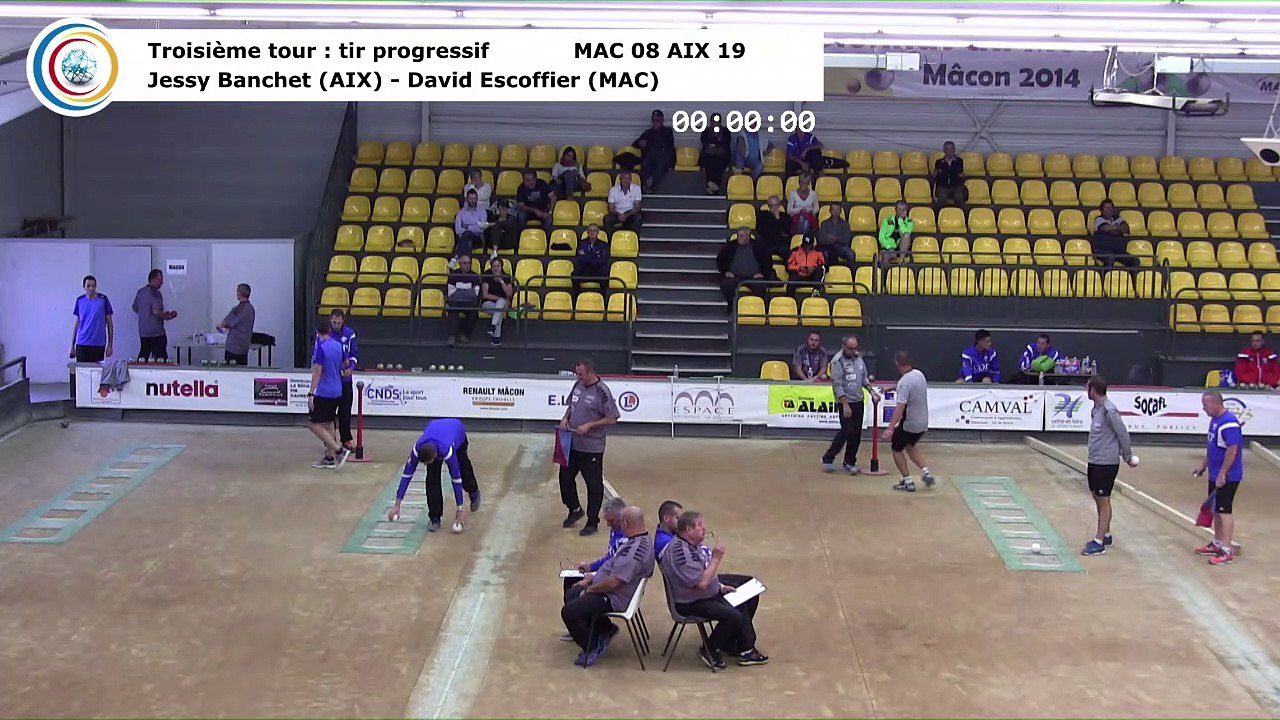 Troisième tour, tir progressif, Club Elite Masculin J2, Mâcon vs Aix-les-Bains, octobre 2017