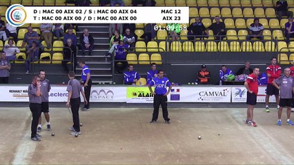 Quatrième tour, Club Elite Masculin J2, Mâcon vs Aix-les-Bains, octobre 2017