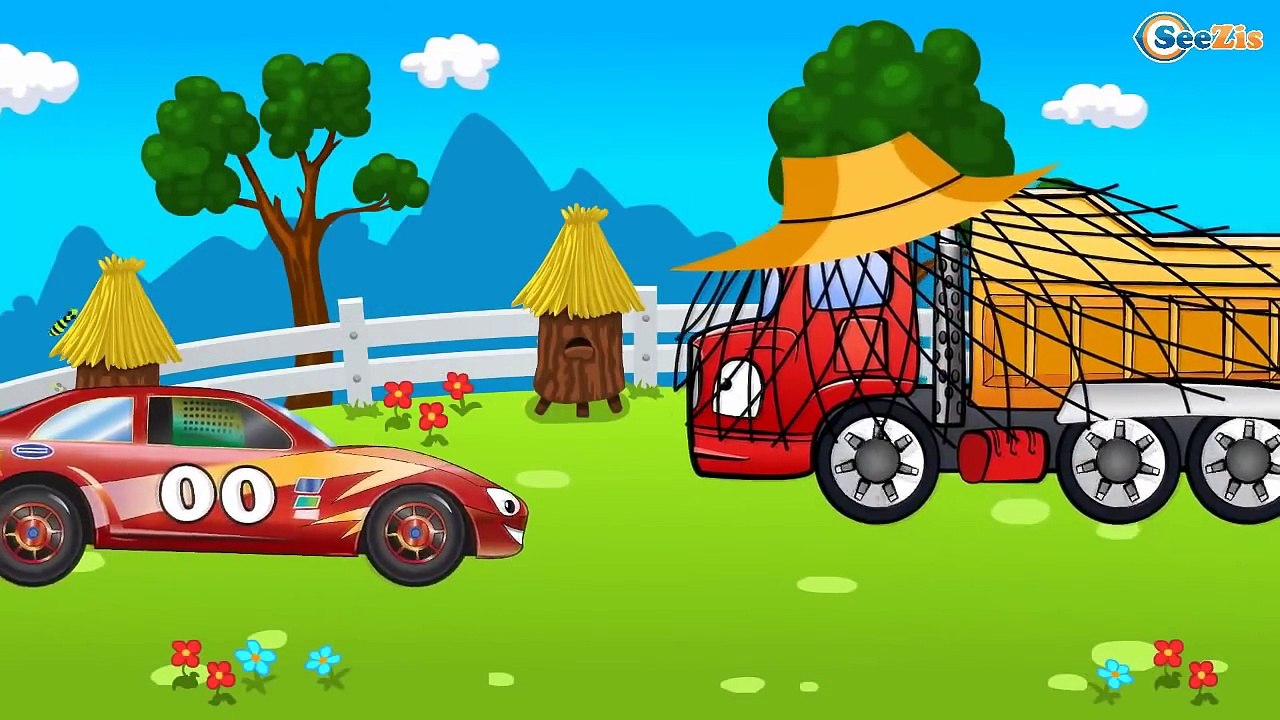 Мультики про строительные машинки Экскаватор и Грузовик - Машинки на Пасеке. Спецтехника для детей