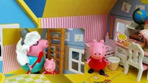 Peppa Pig Piscina de palomitas. Videos de Juguetes Peppa Pig