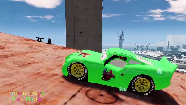 Spiderman Cartoon videos for children Disney Cars Toys for Kids Spider videos
