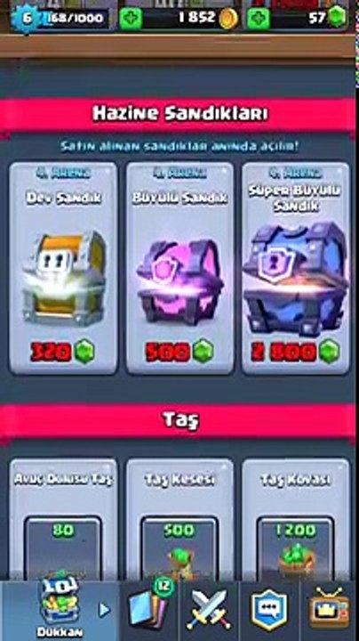 NEREDEYSE SONSUZ !?! - Clash Royale Taş Hilesi !