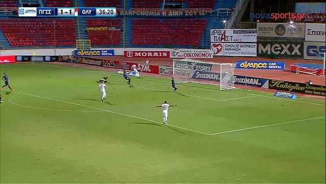1-2 Karim Ansarifard AMAZING Goal - Panionios 1-2 Olympiakos - 14.10.2017